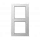 Jung A500 creation Rahmen 2fach Aluminium AC582AL