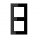 Jung A500 creation Rahmen 2fach Schwarz AC582SW