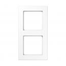 Jung A500 creation Rahmen 2fach Alpinweiß AC582WW