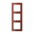 Jung A500 creation Rahmen 3fach Glas Rot AC583GLRT