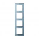 Jung A500 creation Rahmen 4fach Glas Blaugrau AC584GLBLGR
