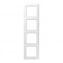 Jung AS500 Rahmen 4fach Alpinweiß AS584WW