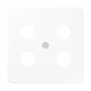 Jung CD500 SAT-Adeckung 4loch Alpinweiß CD561-4SAT1WW
