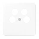 Jung CD500 SAT-Adeckung 4loch Alpinweiß CD561-4SAT2WW