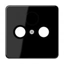 Jung CD500 SAT-Adeckung 3loch Schwarz CD561SATSW