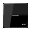 Jung CD500 Kontroll Wippe mit Symbol Tuer Schwarz CD590KO5TSW
