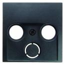 Berker B.3/B.7 Sat Abdeckung 3loch anthrazit, matt 12031606