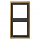 Jung LS990 Rahmen 2fach Gold LS982GGO