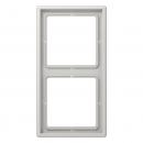 Jung LS990 Rahmen 2fach Lichtgrau LS982LG