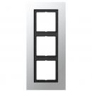 Jung LS plus Rahmen 3fach Aluminium LSP983AL