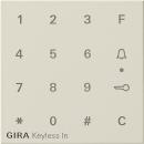 Gira Aufsatz Codetastatur System 55 Cremeweiß 851301