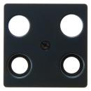 Berker B.3/B.7 Abdeckung Antennen-Steckdose 4Loch anthrazit matt 14831606