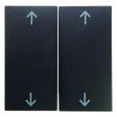 Berker B.3/B.7 Jalousie Wippe 4Fach anthrazit, matt 16441606