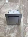 Gira Edelstahl E2 Steckdose mit Klappdeckel und Rahmen Flache Version IP44 Komplettset