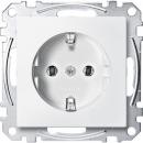 Merten SCHUKO-Steckdose, Steckklemmen, polarweiß, System M MEG2301-0619